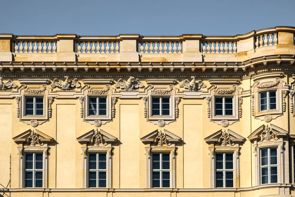 façade du château de berlin