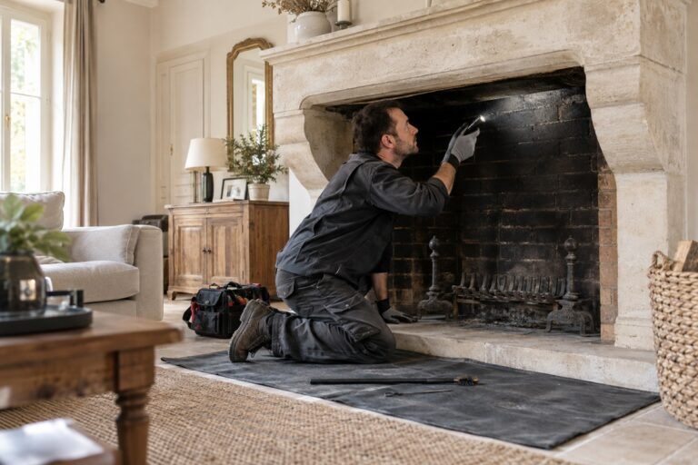 Inspection d’une cheminée avant utilisation
