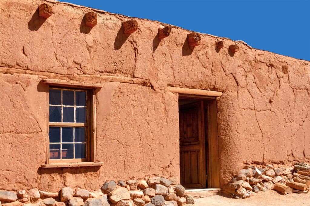 maison en adobe
