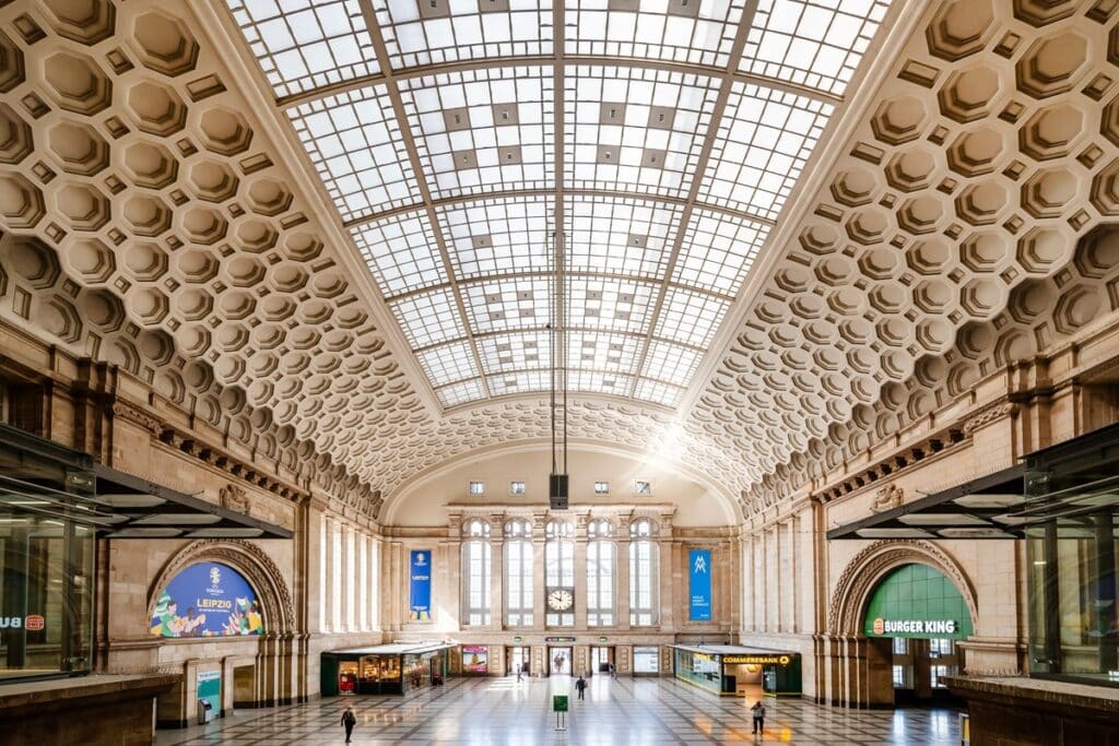 gare de Leipzig intérieur