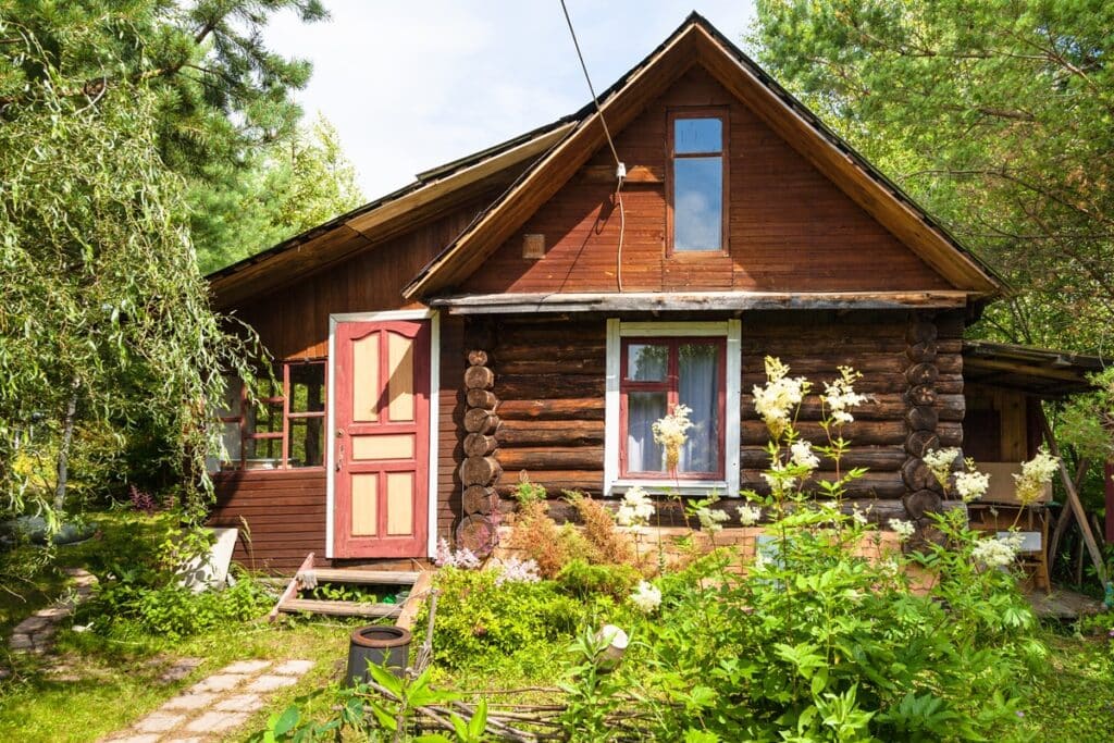 maison en bois russe