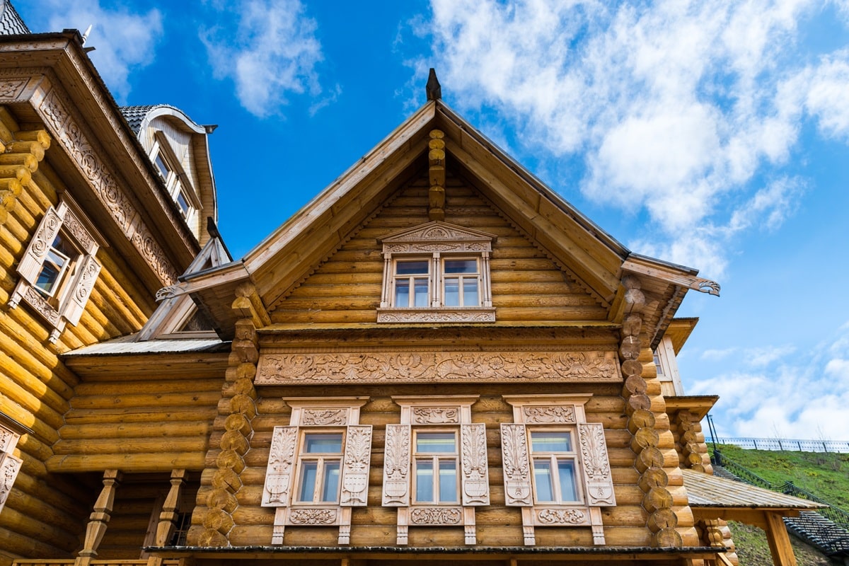 maison en bois de Russie
