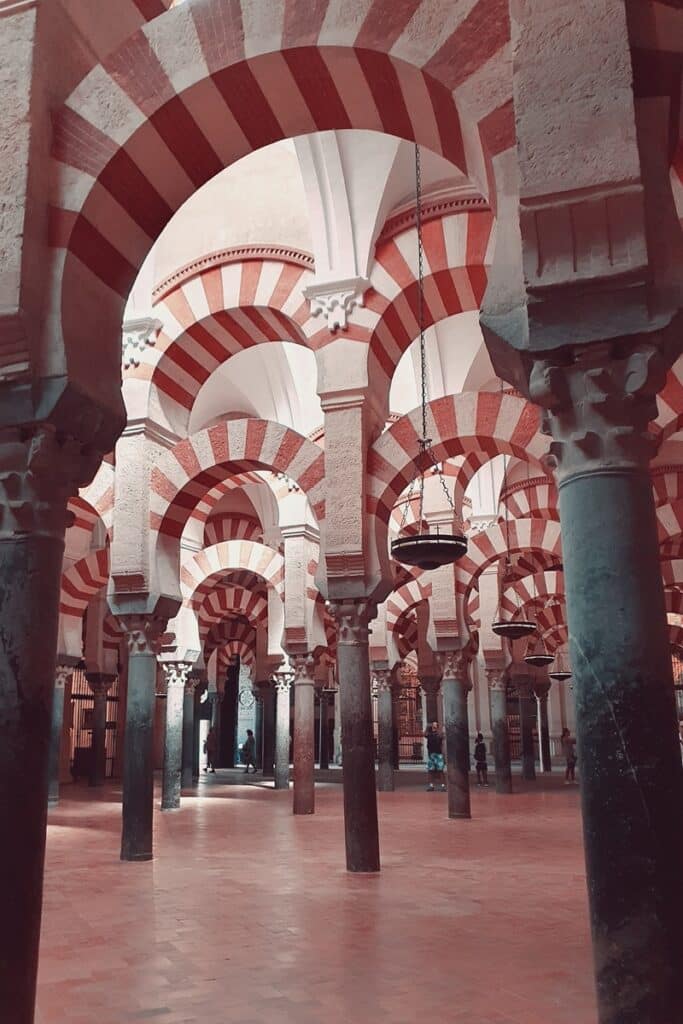 intérieur mosquée de Cordoue