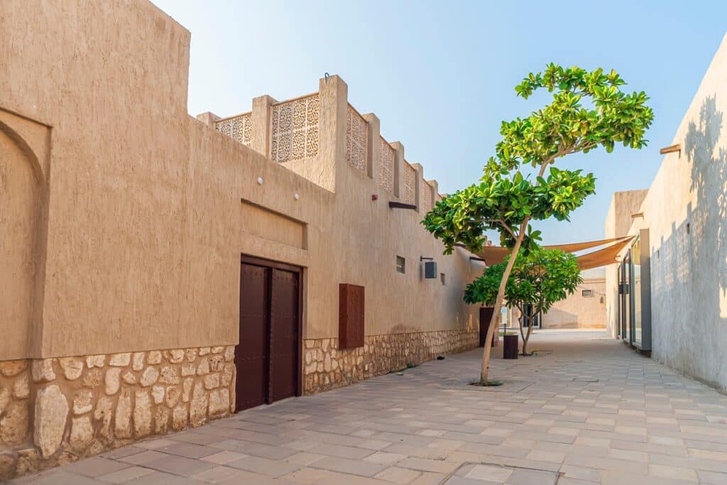 maisons traditionnelles de Dubaï quartier Al Bastakiya