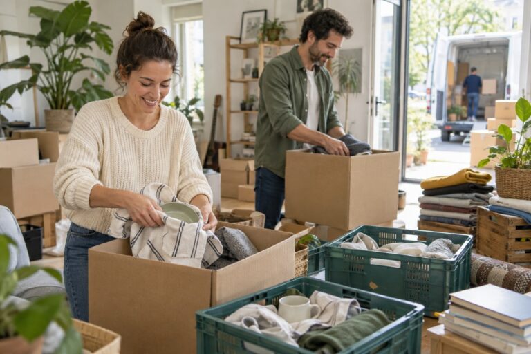 Déménagement écologique en famille