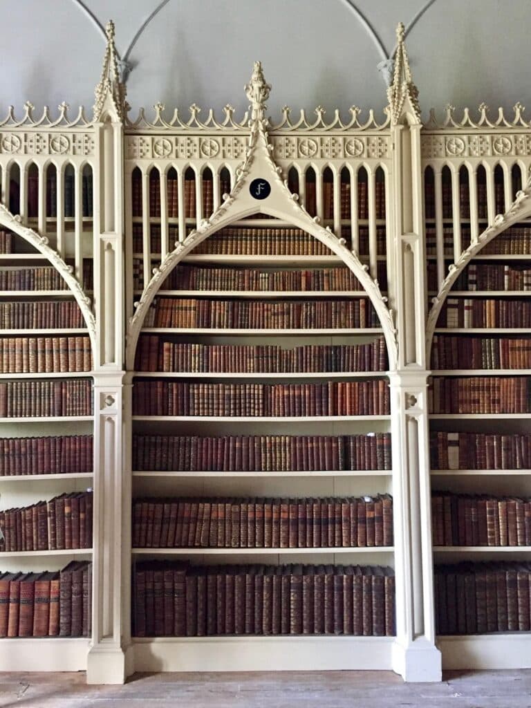 bibliothèque de la Strawberry Hill House
