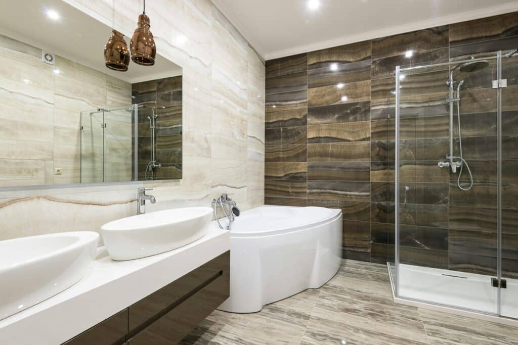 belle salle de bain rénovée