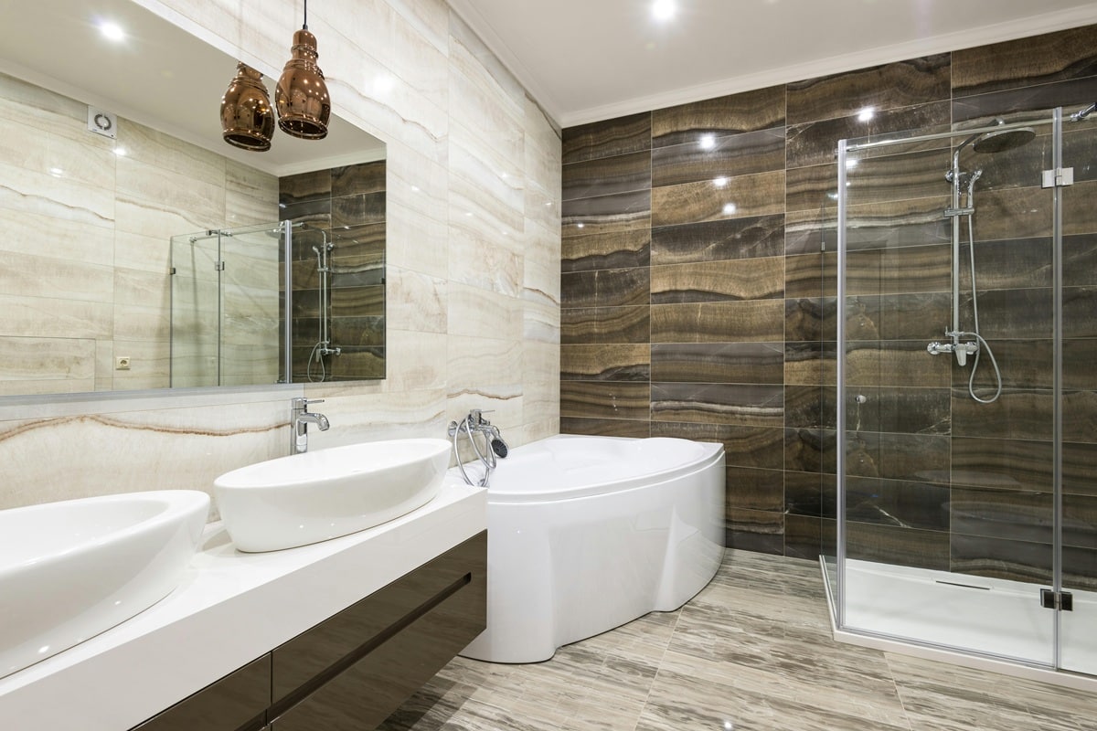 belle salle de bain rénovée