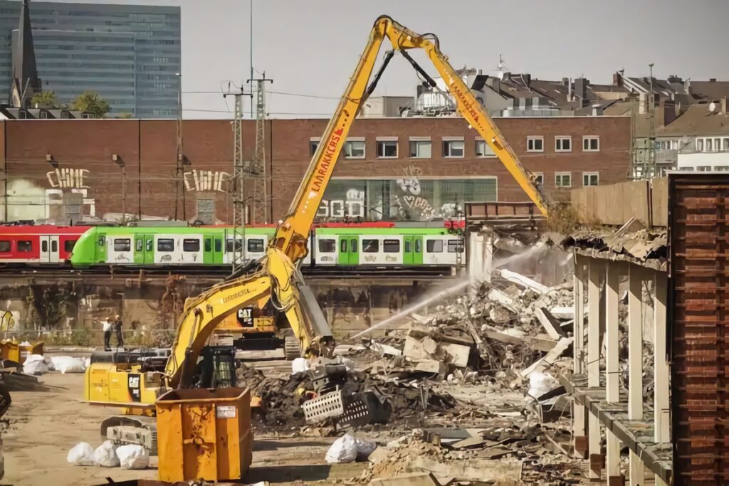 chantier de démolition