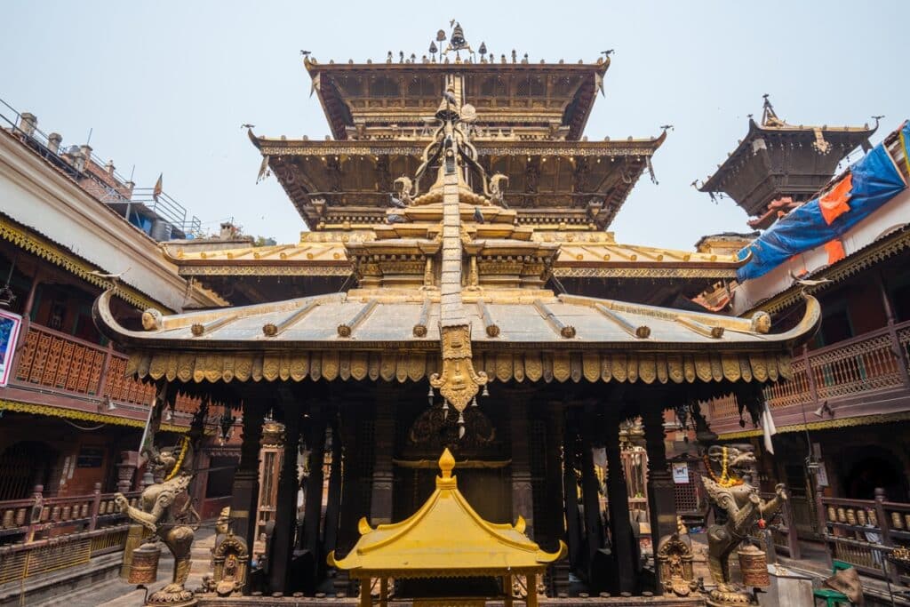 temple d'or à Lalitpur