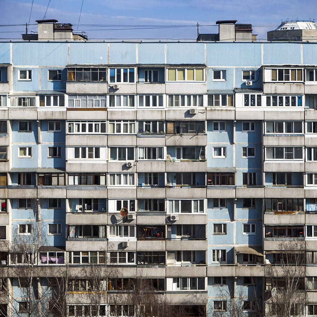 immeuble Brejnevka en Russie