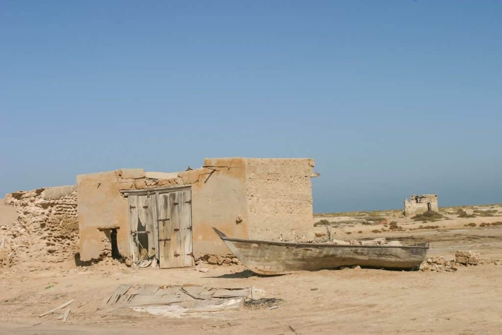 Al Jazirat Al Hamra maison abandonnée