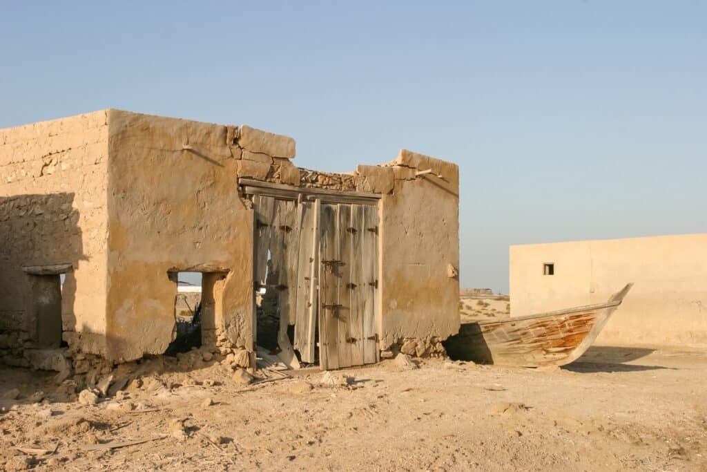maison abandonnée à Jazirat Al Hamra