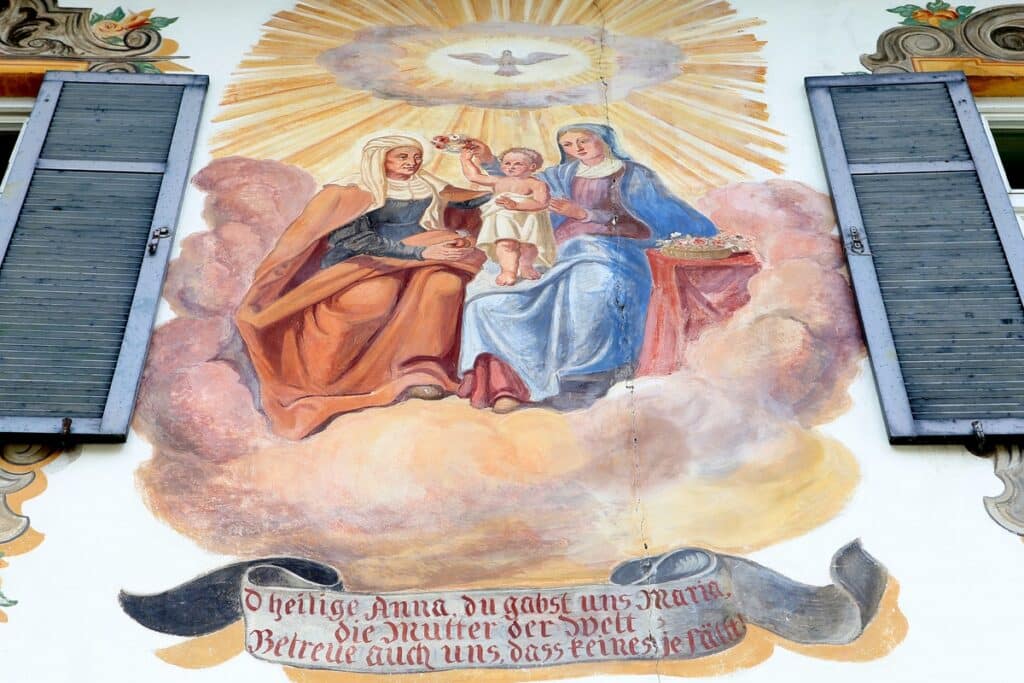 peinture murale à Oberammergau