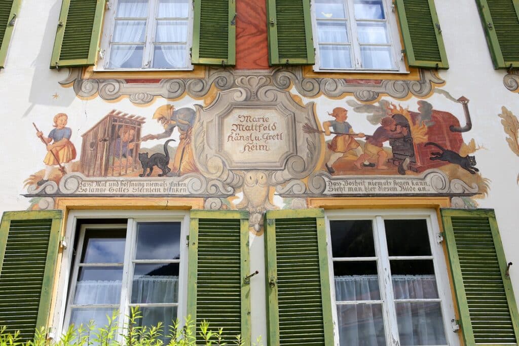 Oberammergau Lüftlmalerei