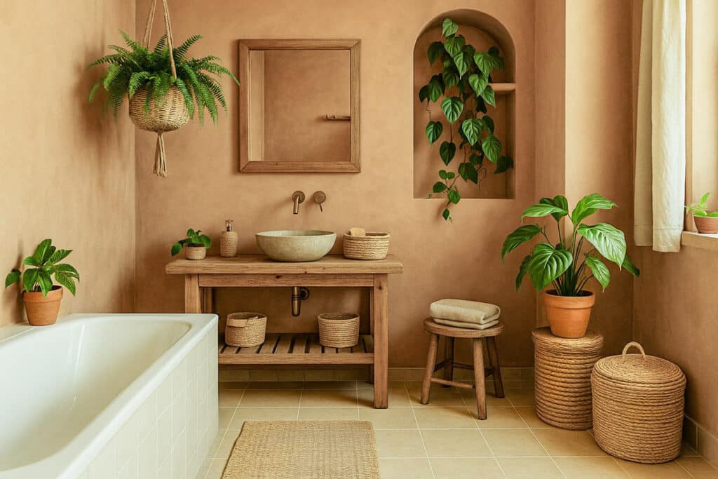 salle de bain jungalow