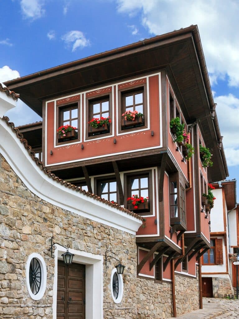 architecture renouveau national bulgare à Plovdiv