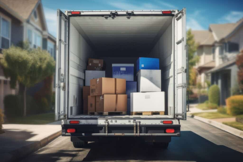 camion de déménagement