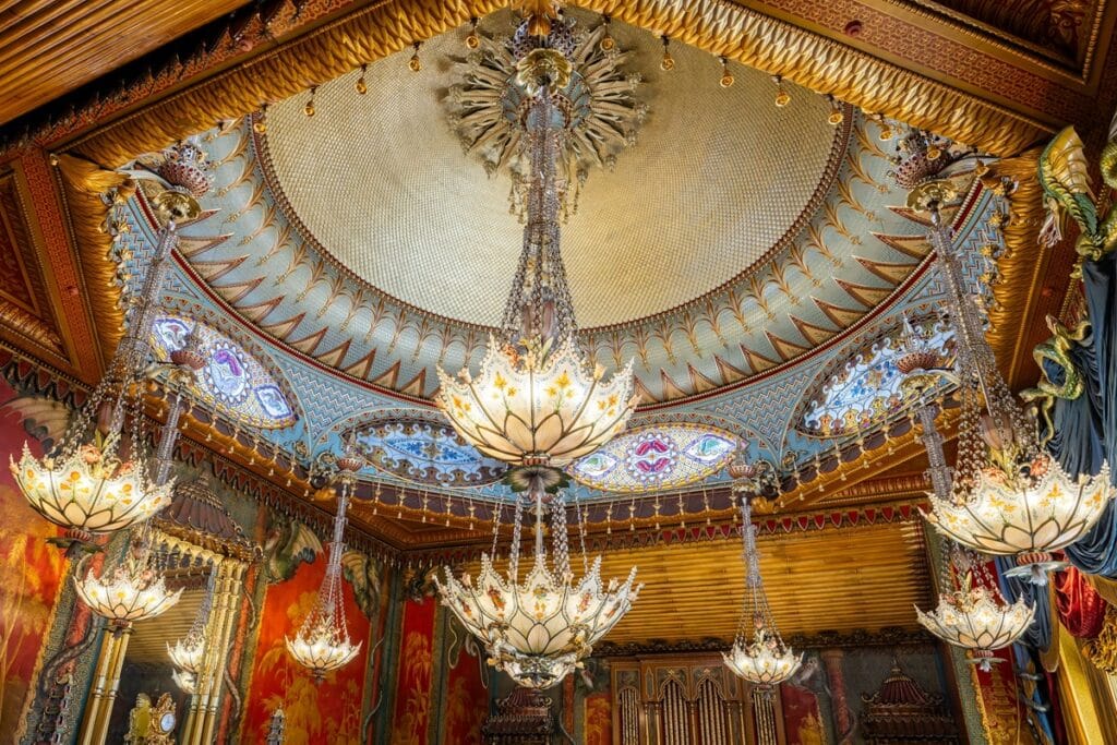 plafon intérieur Royal Pavilion à Brighton
