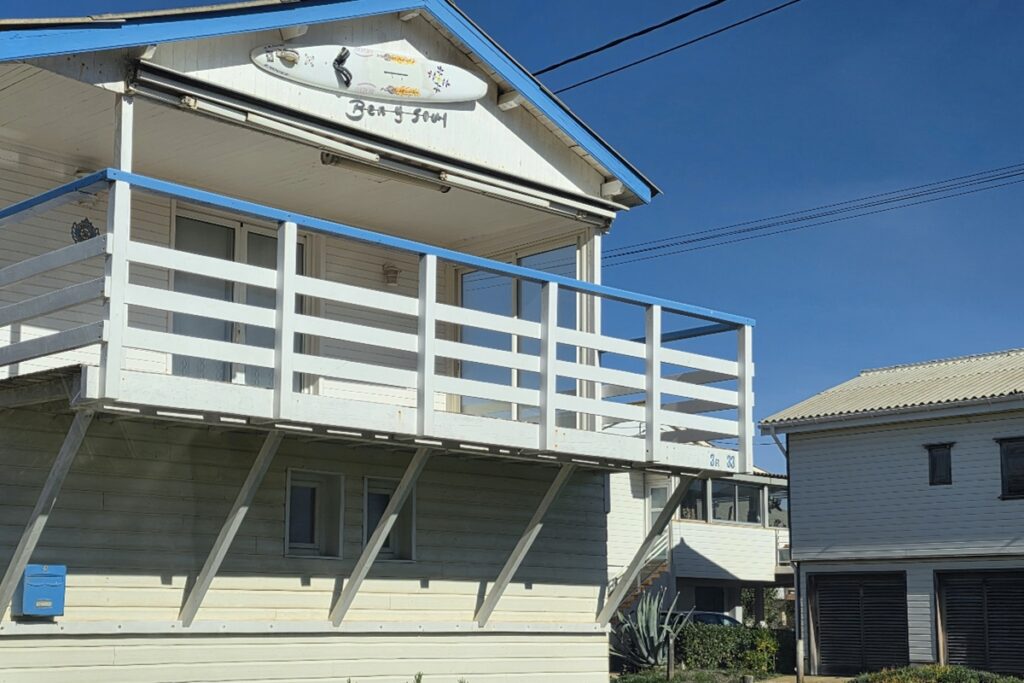 chalet de Gruissan terrasse en bois