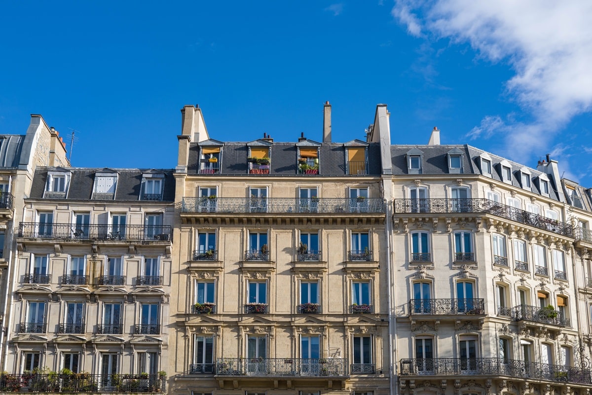 immeubles d'appartements à Paris