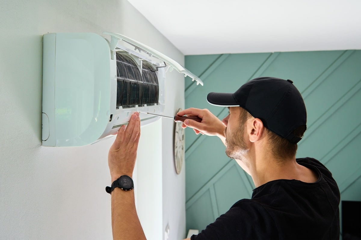 installation d'une climatisation dans une maison dans l'Yonne