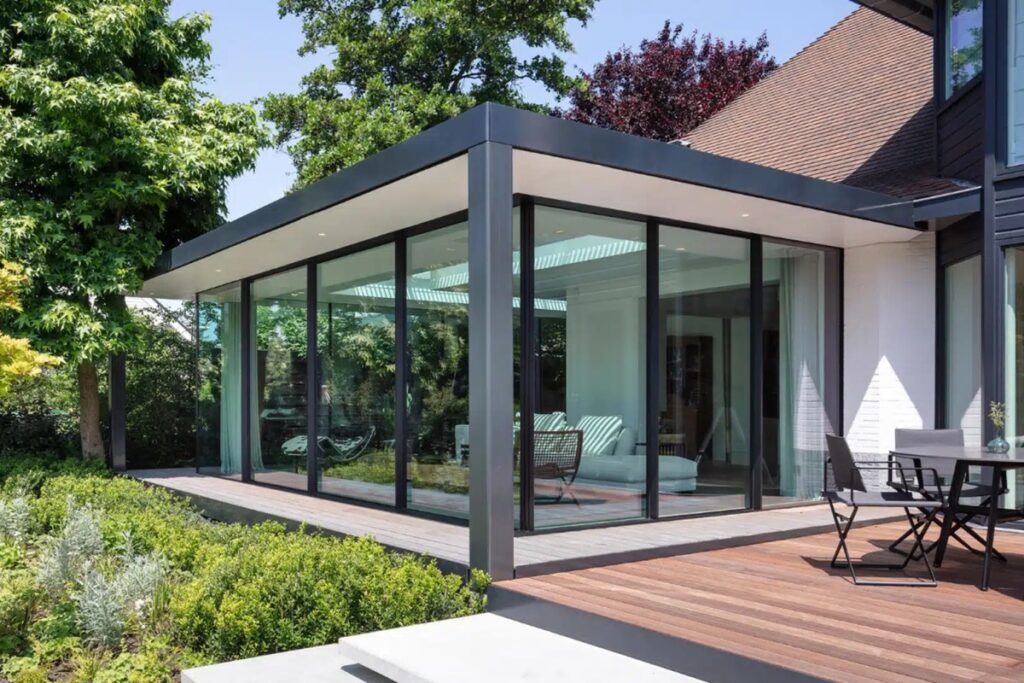extension de maison moderne en île et vilaine