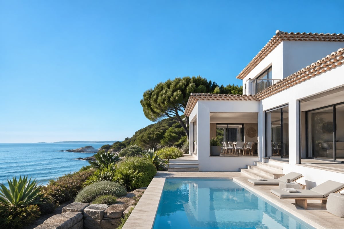 villa bord de mer en France