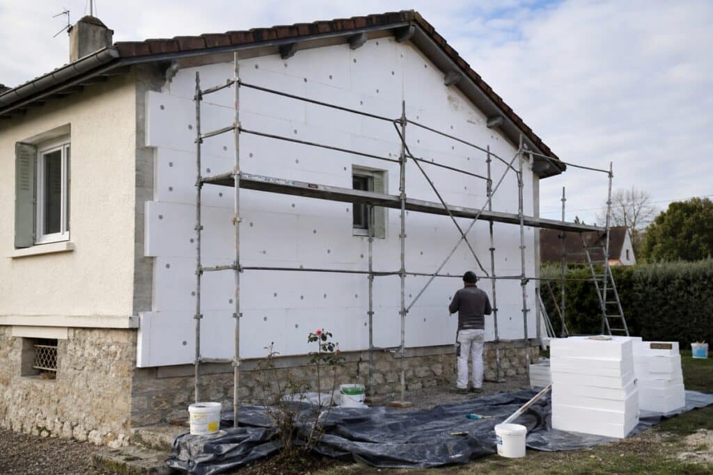 travaux d'isolation par l'extérieur