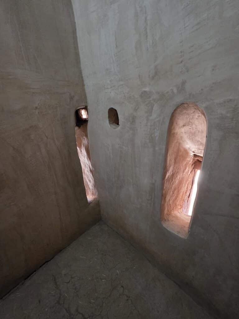 petite pièce à l'intérieur de la casbah amridil,