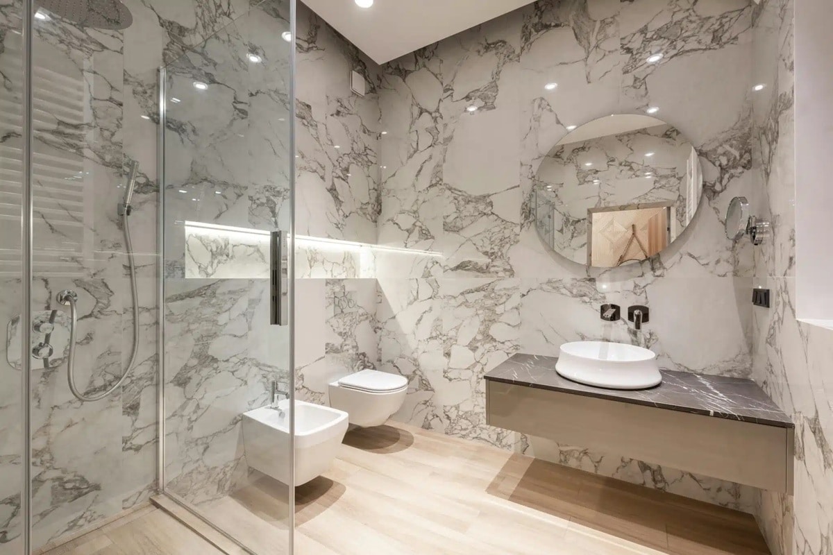 salle de bain rénovée