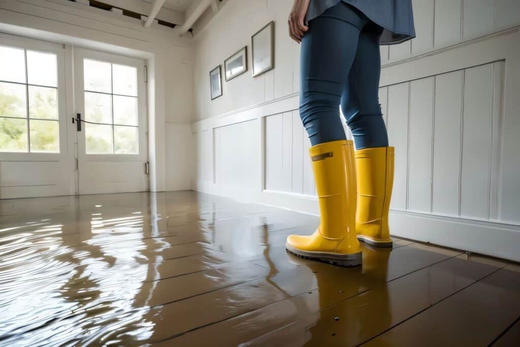 dégât des eaux dans une maison