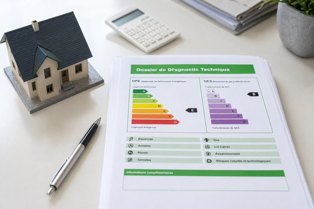 dossier diagnostic bien immobilier