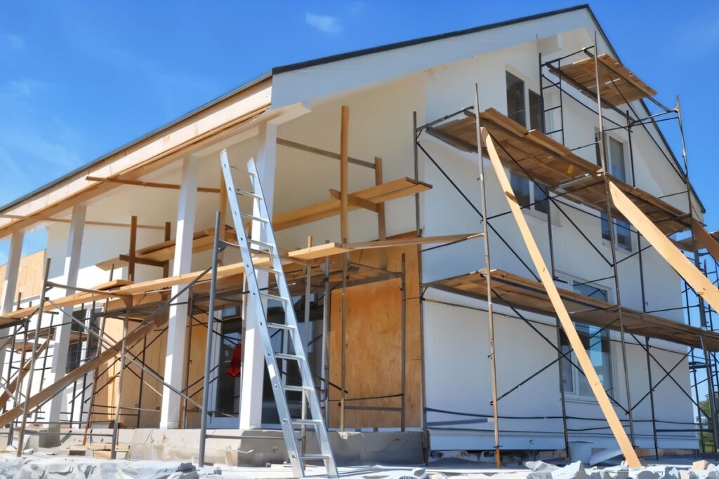 rénovation d'une façade