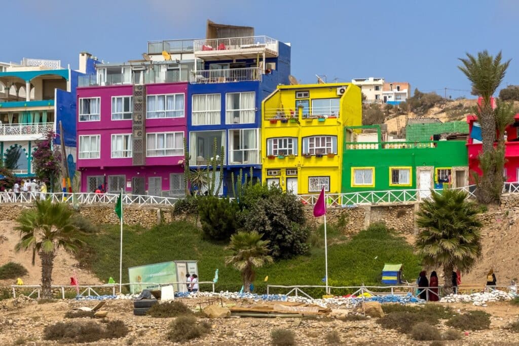 Aghroud et ses maisons colorées