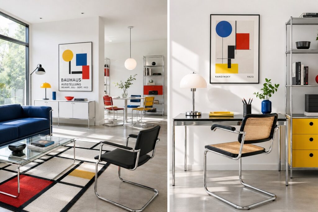 Intérieur moderne aux accents Bauhaus