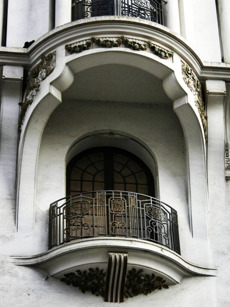 détail immeuble La Princière à Casablanca