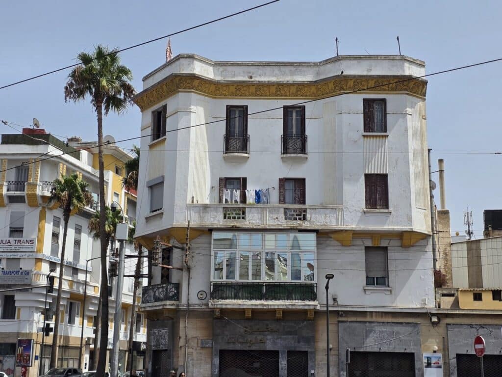immeuble art déco à Casablanca