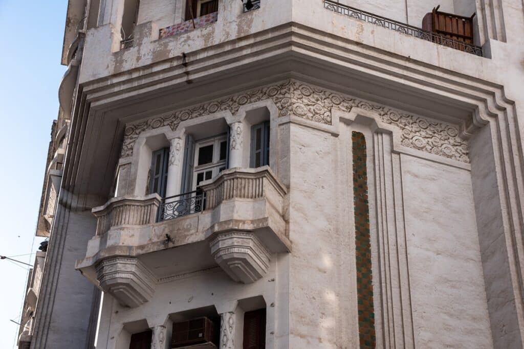 balcon immeuble art deco casablanca