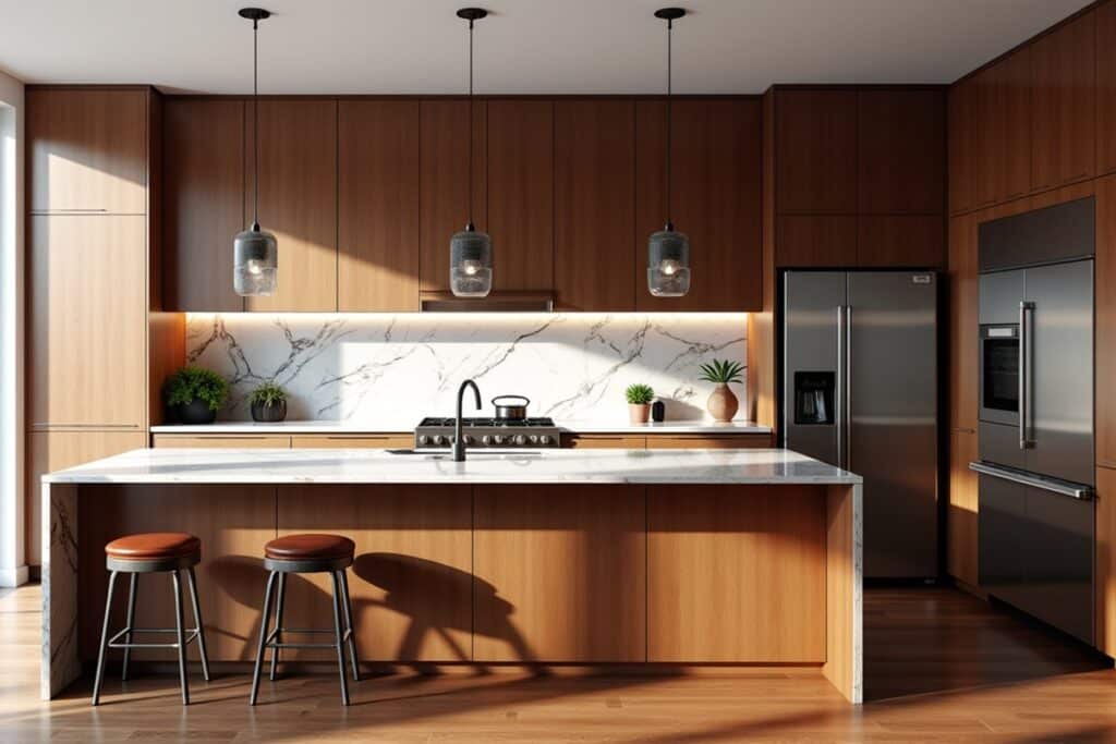 cuisine moderne et élégante sur mesure