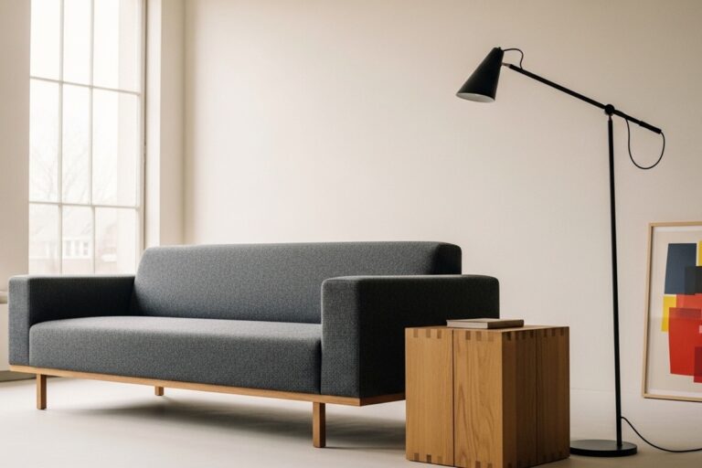 intérieur épuré dans le style bauhaus