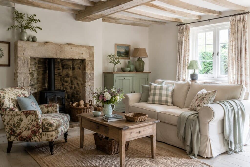 salon de style cottage