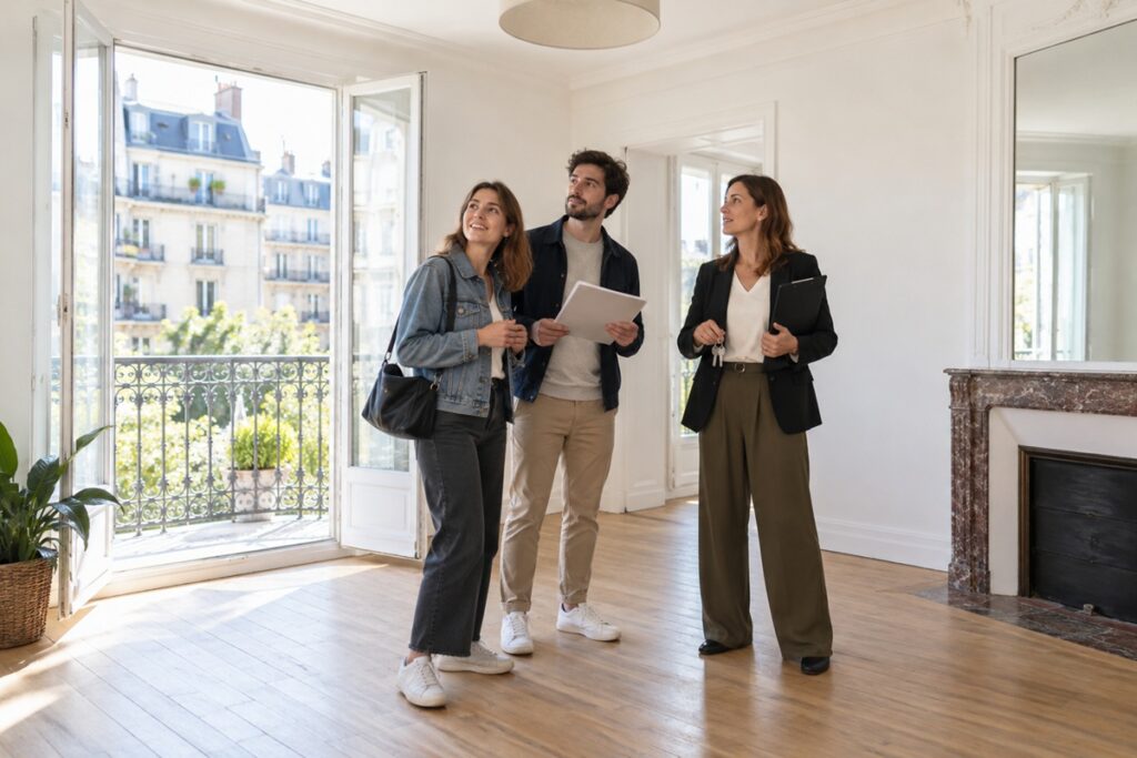 Visite d’un appartement lumineux