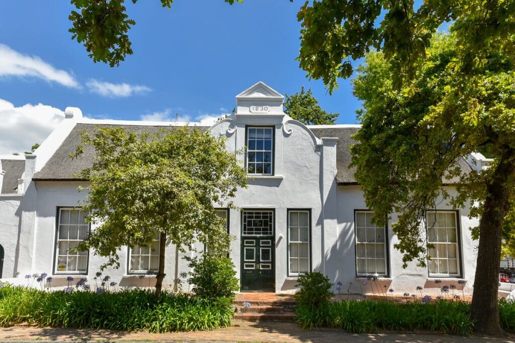 Stellenbosch maison cape dutch
