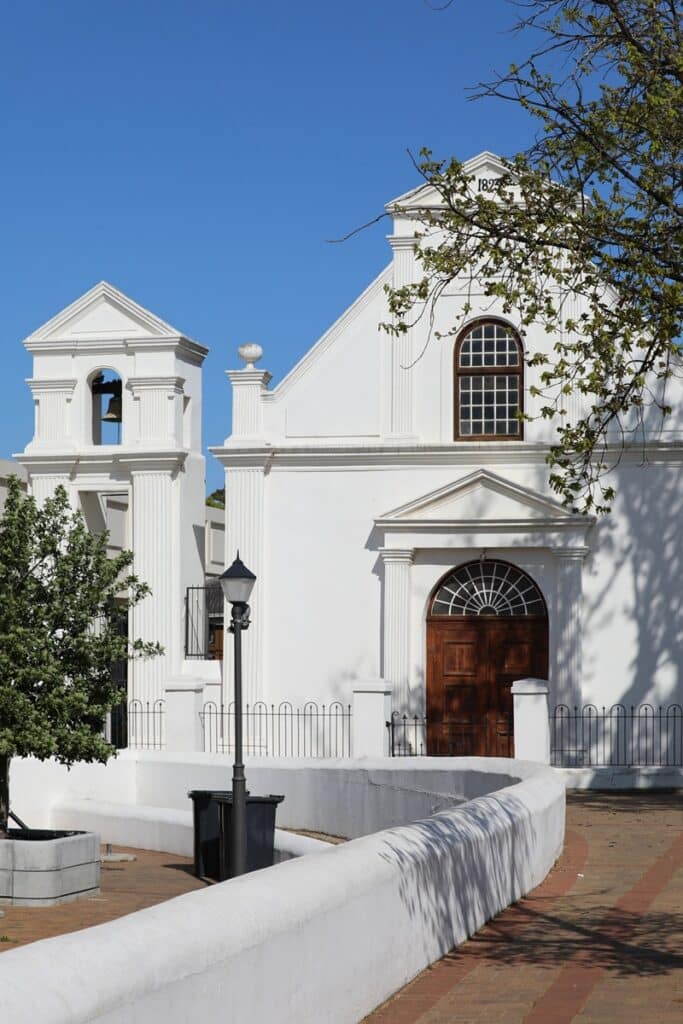 façade historique à Stellenbosch