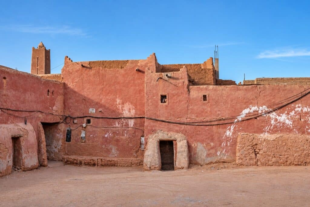 Timimoun maisons rouges