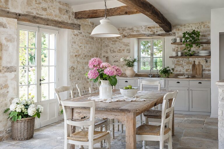 cuisine de style maison de campagne