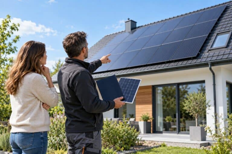 discussion autour des panneaux solaires pour la maison