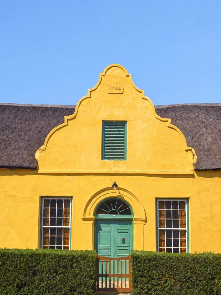 façade Cape Dutch de 1854