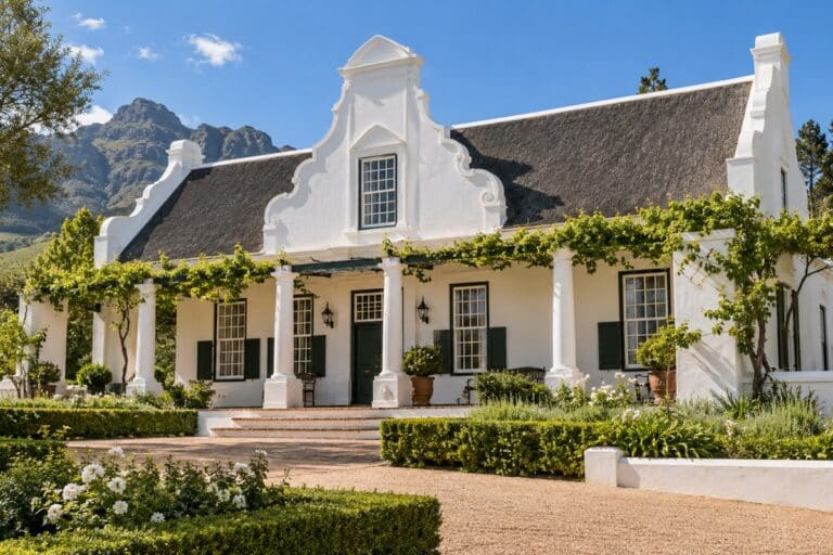 magnifique villa de style Cape Dutch Revival